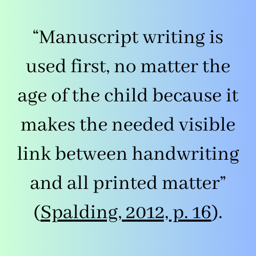 best practices for teaching handwriting