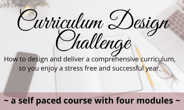 Curriculum Design Challenge